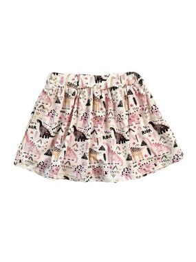 Little Eyes Prehistoric Pink Bamboo Skort
